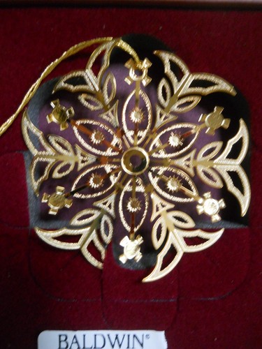 Baldwin Brass Yukon Ice Flower Christmas Ornament - Bild 2 von 5