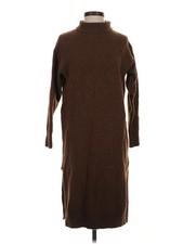 Uniqlo Women Brown Casual Dress S