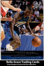 1999-00 Upper Deck Ricky Davis #15 Charlotte Hornets NBA Basketball