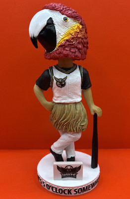 O'Fallon Hoots 7'' Tall Jimmy Buffet ''It's 5 O'clock Somewhere'' Parrot Bobblehead