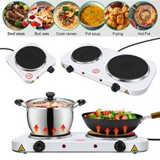 5 Gears Hot Plate Electric Cooker Double Single Table Top Hob 1000 2500 Watts