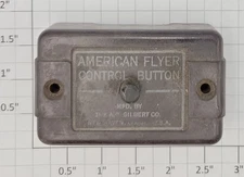 American Flyer XA10961-13 S Scale Brown with White Print Control Button
