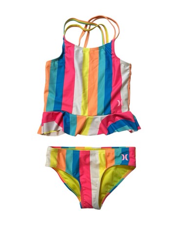 Hurley girls bikini size 5/6 NWOT