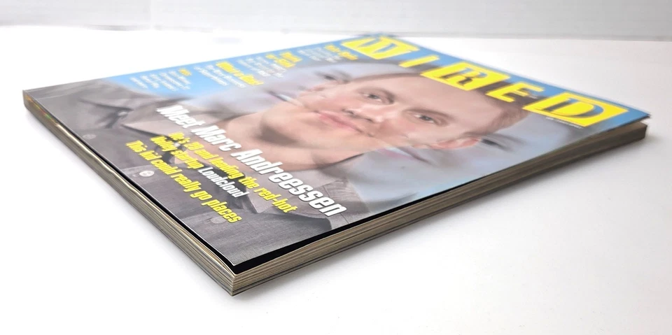 WIRED MAGAZINE Marc Andreessen 2000 August NICE FRONT COVER Garry Trudeau VF/LN! - Image 3 of 4