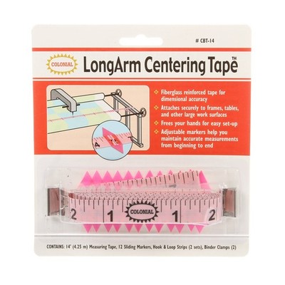 Colonial Needle LongArm Centering Tape, 14' CBT-14