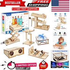 Poraxy 6 in 1 STEM Kits for Kids Age 8-10, Science Building Educational Experime