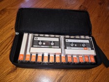 1980s TDK 15 Cassettes D90 D60 in TDK Soft Cover Cassette Tape Holder Zipper 4