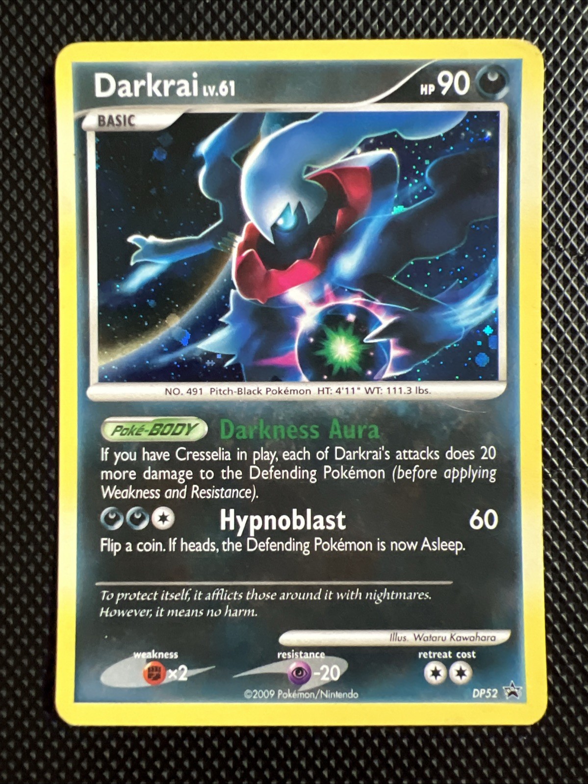 Darkrai DP52 Black Star Promo Holo Rare 2009 Diamond And Pearl LP Pokemon Card