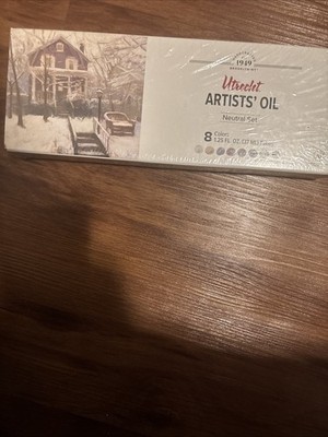 Artists' Oil Paint - Set of 8, Neutral Colors , 37 ml New NIP