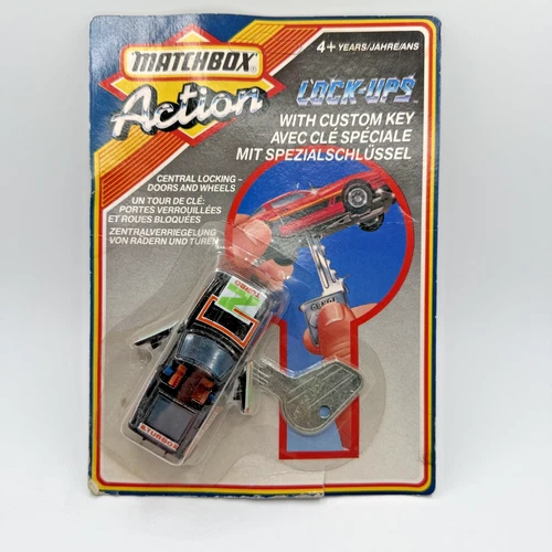 Datsun Turbo Z Matchbox 1986 Lock Ups Diecast Key Lockups Vintage Car Carded