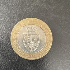 2015 UK &pound;2 Two Pounds Coin 800th Anniversary of Magna Carta Design