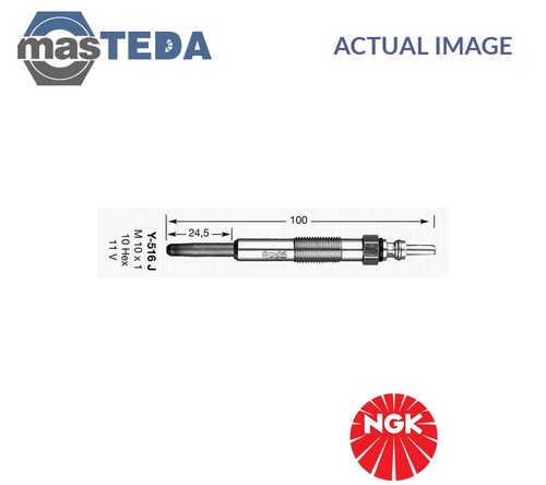 6416 ENGINE GLOW PLUG NGK FOR RENAULT KANGOO,CLIO II,MEGANE,SCÉNIC I,MEGANE I - Picture 1 of 5