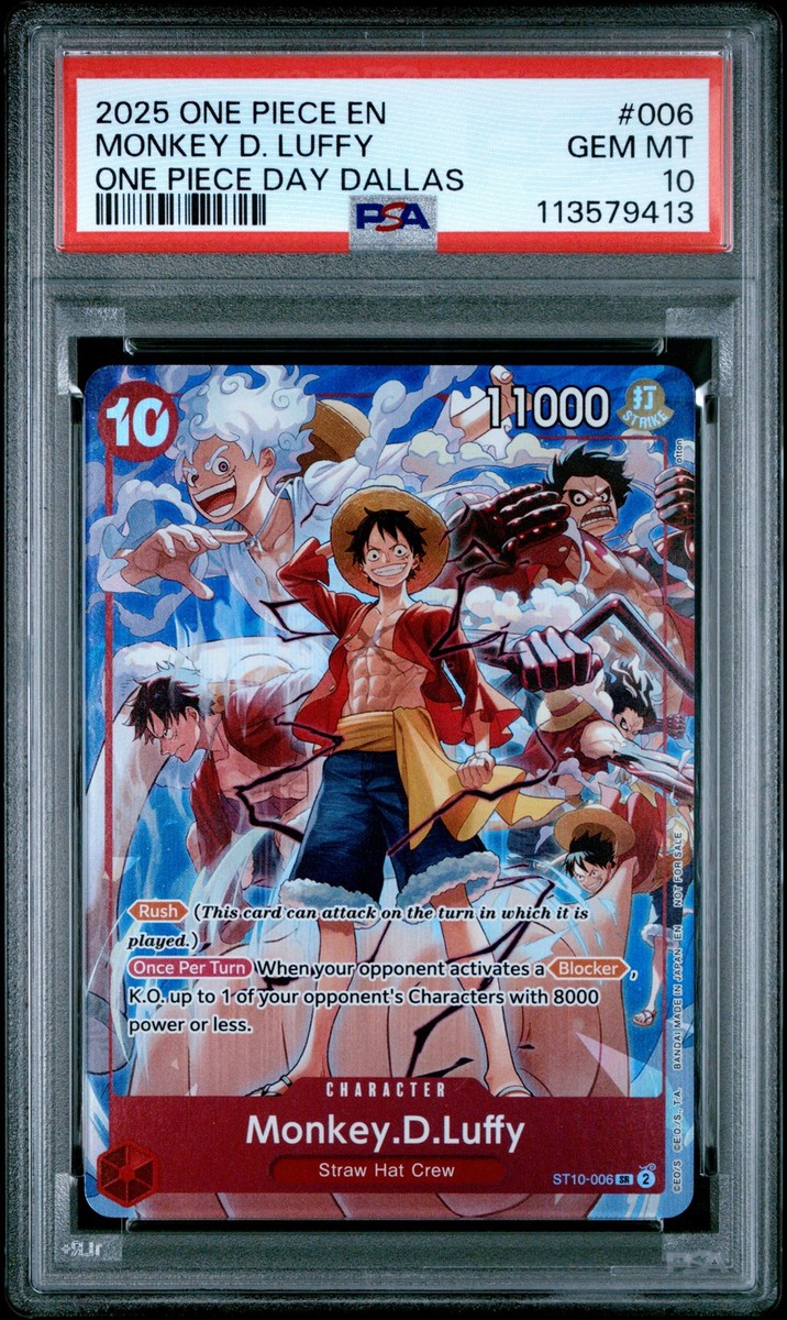 ルフィ　ONE PIECE DAY psa10 PSA 10 Luffy Promo ST10-006 ONE PIECE DAY 2024 ONE PIECE Card Game