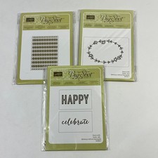 Stampin Up Sizzix Big Shot Embossing Folders Argyle Paisleys Celebration Duo