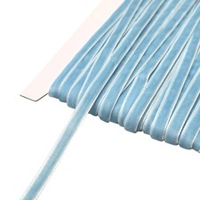 1/4 inch x 25 Yards Light Blue Velvet Ribbon for Crafts Gift Box Wrapping