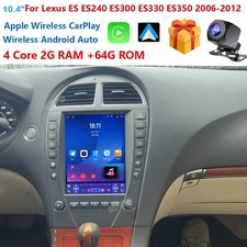 9.7 Vertical Stereo Radio Gps For Lexus Es Es240 Es300 Es330 Es350 2006-2012