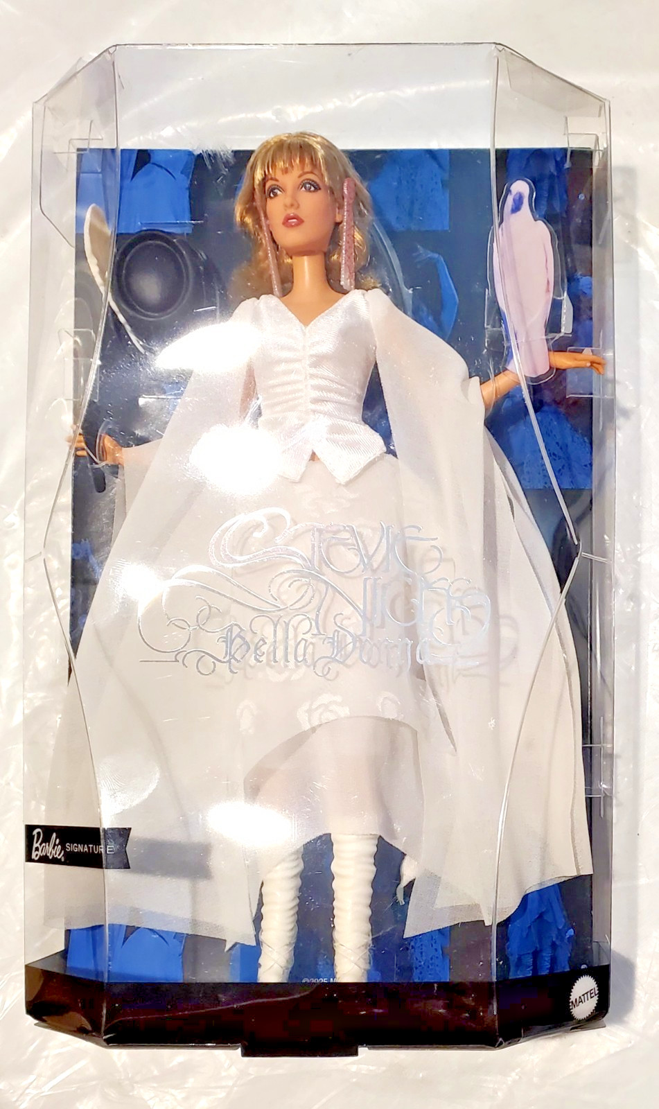 Barbie Stevie Nicks Bella Donna Doll In White Dress JBJ45 🆕