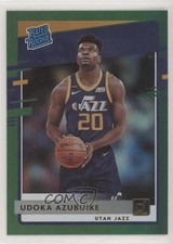 2020-21 Panini Donruss Rated Rookies Green Flood Udoka Azubuike #214 0l88