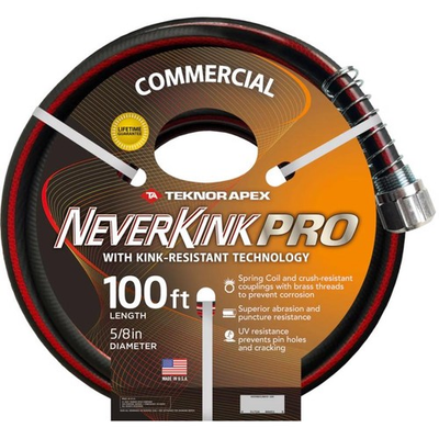 #ad Teknor Apex 8844 100 Neverkink PRO Black Water Hose 5 8 Dia. in. x 100 L ft. $60.32
