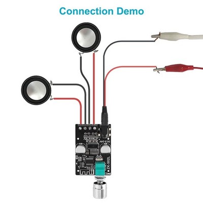 ZK 502L BT Power Amplifier Board Stereo Digital Audio Amplifier Module For SET