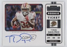 2022 Panini Contenders Rookie Ticket RPS Variation Tyrion Davis-Price Auto 1cc7