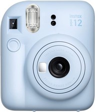 NOT WORKING Fujifilm Instax Mini 12 Fuji Instant Film Camera Pastel Blue