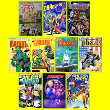 MIXED LOT OF INDIE COMICS SOME 1st ISSUE, NEVER READ EXCEPT DENNIS THE MENACE