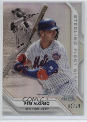 2020 Bowman Sterling First Signs 88/99 Pete Alonso #SFS-PA 1h0p