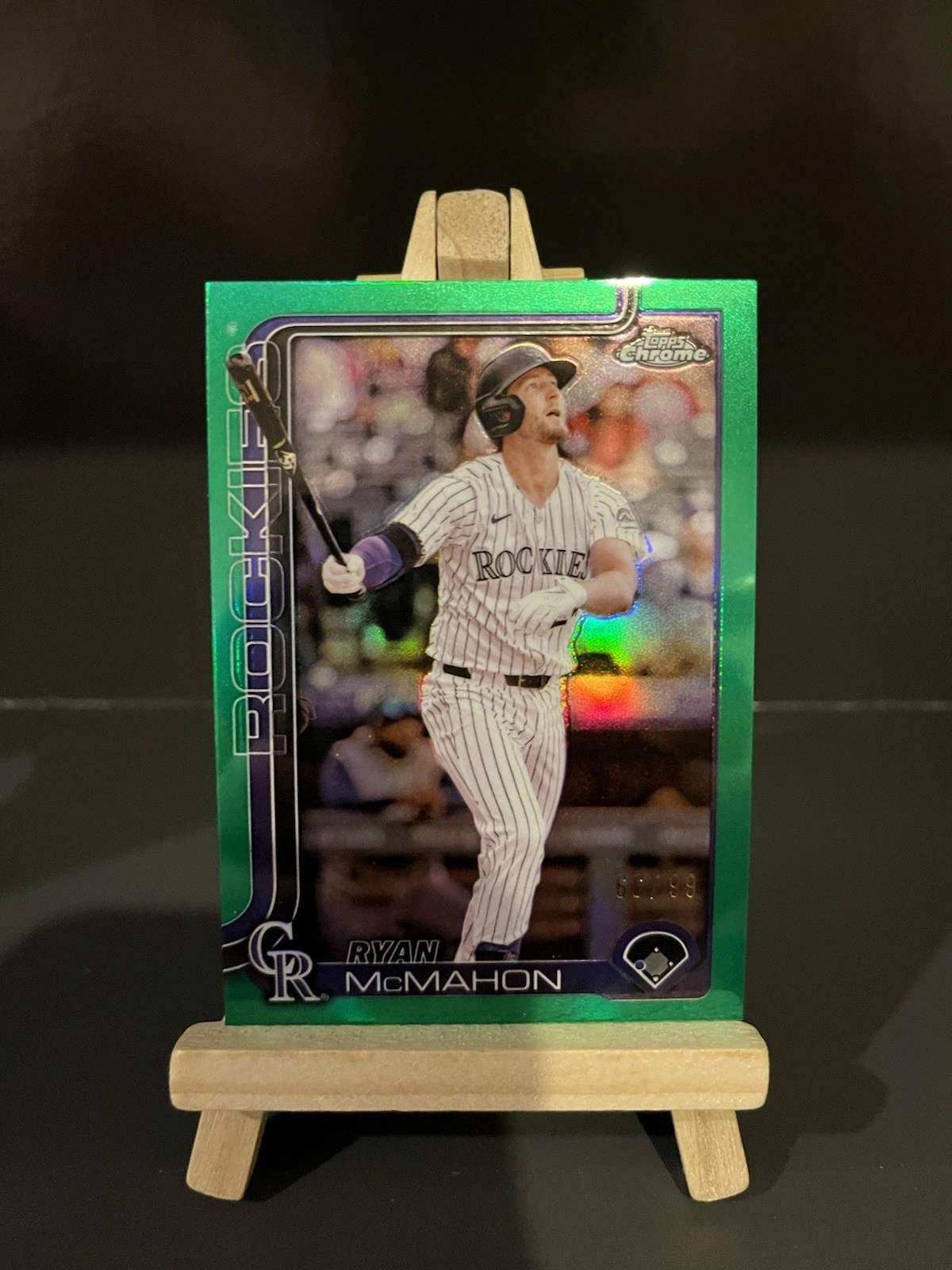 2025 Topps Chrome Ryan McMahon Green Refractor /99
