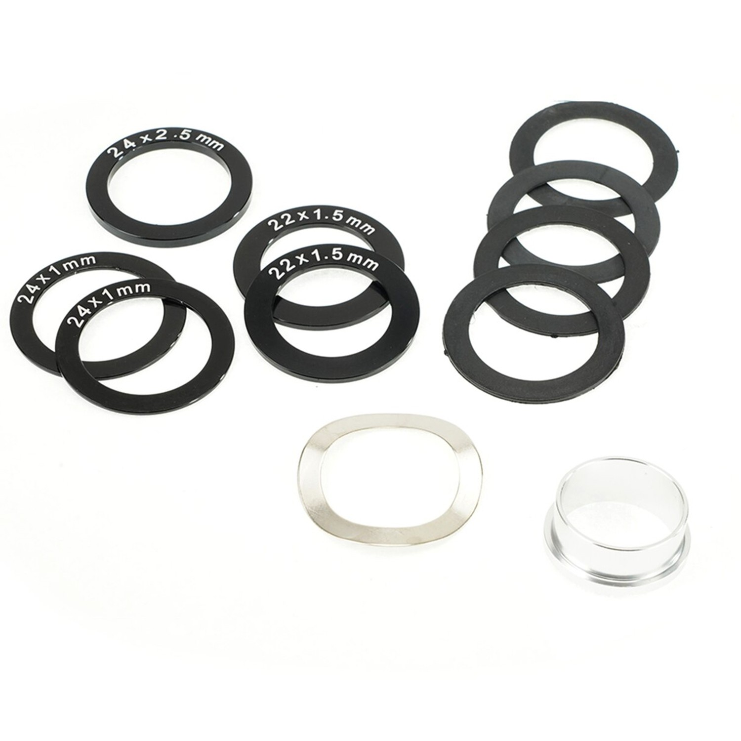 Kit spacer GXP 24/22x37mm pour éliminer le jeu du pédalier de vélo