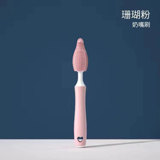 Silicone Bottle Cleaning Brush Baby Pacifier Straw Scrubber Small Brush 360 Degr