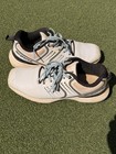 Sqairz White Baseball/Softball Cleats Men’s Size 10 Used Open Toe Box — photo 3