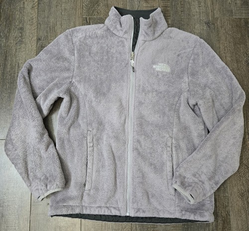 The North Face Womens Fleece Jacket Full Zip Gray Medium 61661 - Picture 1 of 15