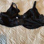 42 D Gillian&Omalley Womens Blk Lace Unlined Underwired Back Closure Demi Bra — photo 4