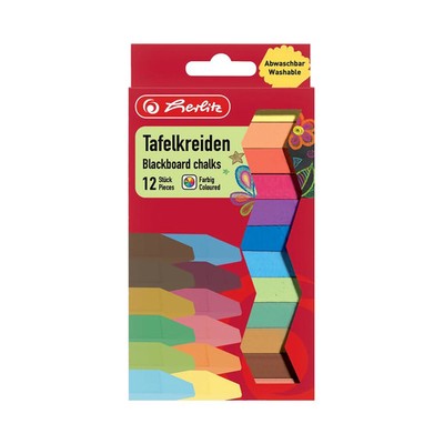 Herlitz Tafelkreide in Hängepackung 12 Stück