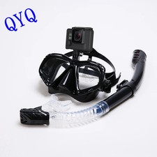 HD Panoramic Snorkeling Mask Set GoPro Mount Anti Fog Dive Gear Scuba Diving