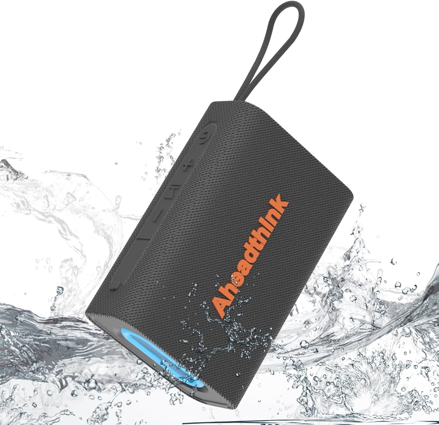 Portable Bluetooth 5 Speaker with IPX5 Waterproof and RGB Lights
