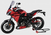 Yamaha MT07 TRACER-16/19 Hoch Bulle Ermax Windschutzscheibe Schwarz Klar