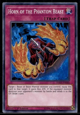 Horn of the Phantom Beast DASA DASA-EN060 MP YuGiOh | Buy 1 Get 2 Free 