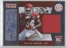 2013 Totally Certified Future Signature Materials /149 Knile Davis #19 Auto p2f