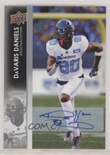 2022 Upper Deck CFL Auto Davaris Daniels #7 Auto ex5