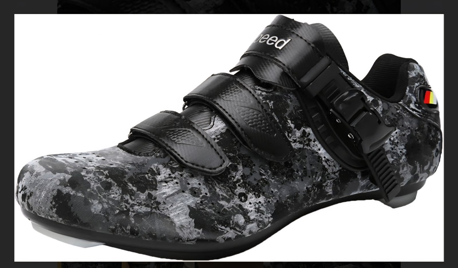 Santic Road Cycling Shoes Indoor Outdoor Unisex Black/ Cammo