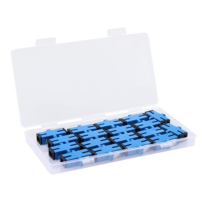 18 Pack SC/UPC Fiber Optic Coupler SC Female To Female Simplex Single Mode