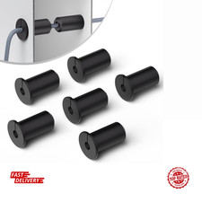 6 PCS Starlink Wall Grommets 3/4 Inch Rubber Bushing Grommet for Black