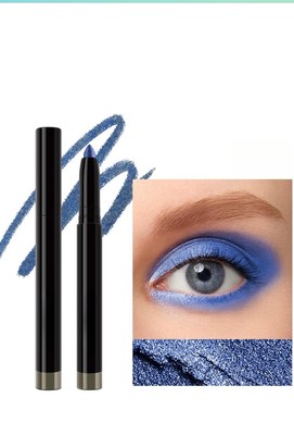 Shimmer Eye Shadow Stick Shine Eyeliner Waterproof Smudge-Proof with Sharpener