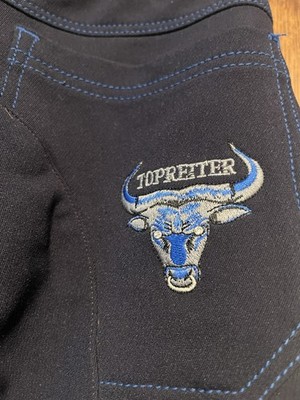 Topreiter Softshell Jodhpurreithose Gr. 34 Blau
