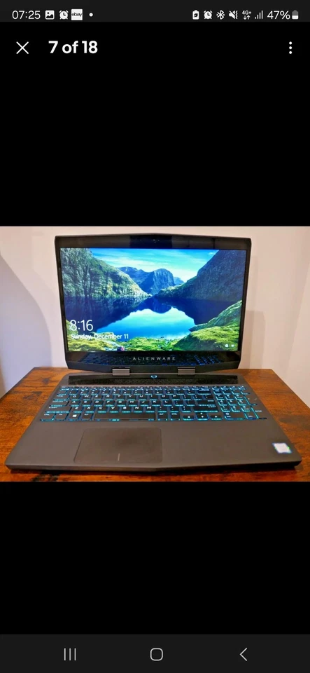Dell Alienware M15 R1 15.6" (1TB SSD, Intel Core i7 8th Gen., 2.2 GHz, 32 GB - Image 4 of 4