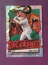 3 Mike Trout Cards 2021 Donruss Unleashed Donruss Livestream Donruss Purple Holo