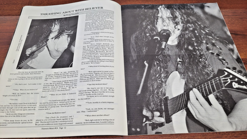 Heaven's Metal Magazine - #24, 1990 Christian Heavy Metal Rock Music Evangelical - Picture 4 of 7
