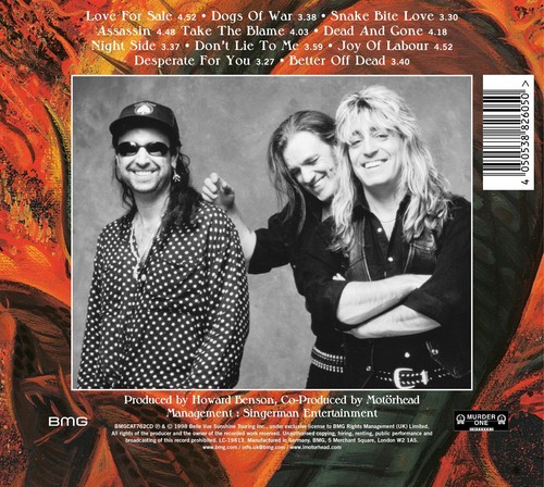 Motörhead Snake Bite Love (CD) Album Digipak - Bild 3 von 3